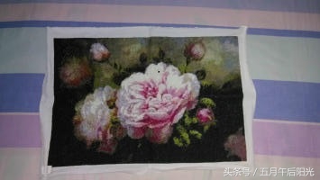 第一次缝十字绣,晒晒我的十字绣已经绣十年了