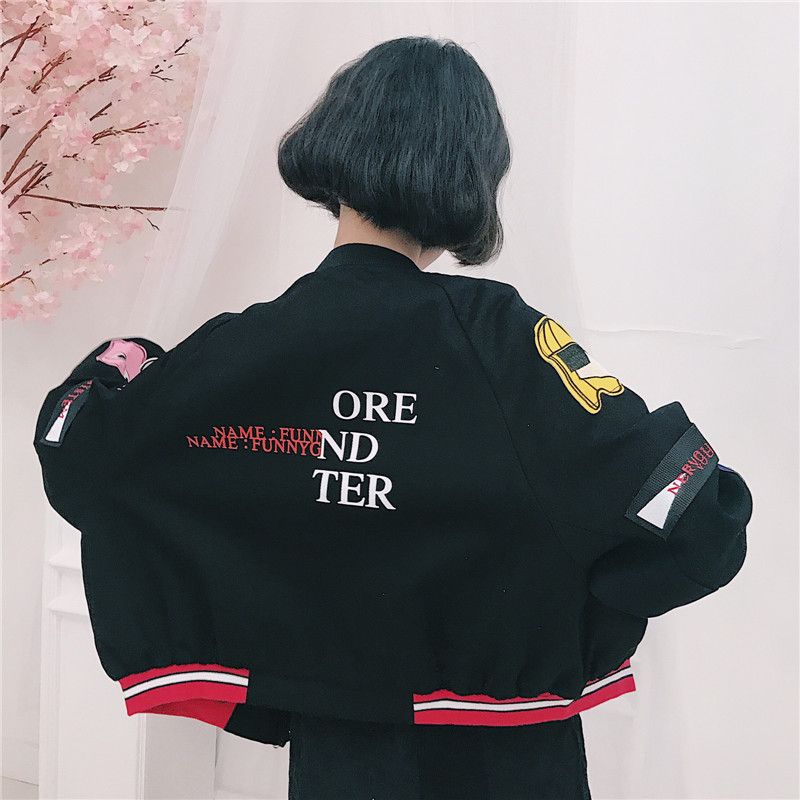 这3款2017秋季新款棒球服，韩版宽松学生装值得拥有