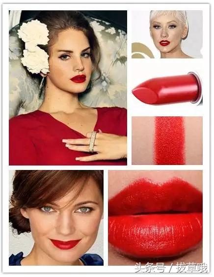最经典好看的正红色口红款式,十款最好用的口红色号图