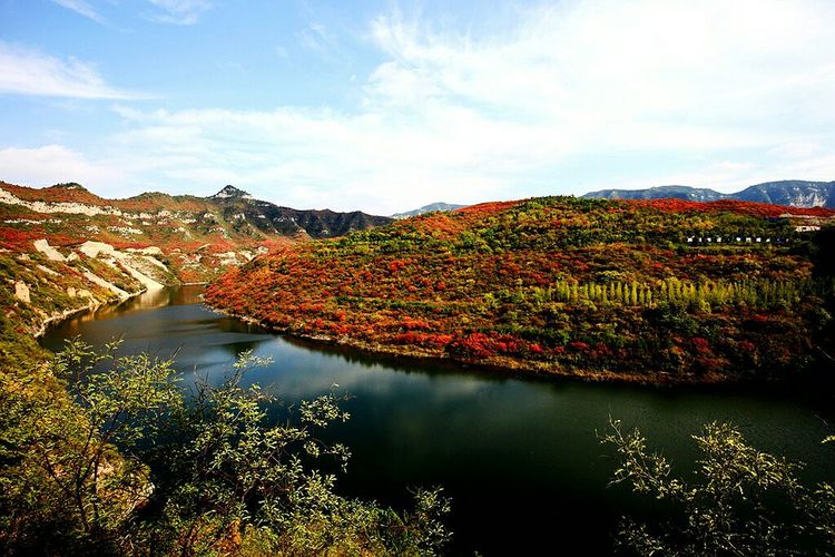 秋韵流过的晋城红