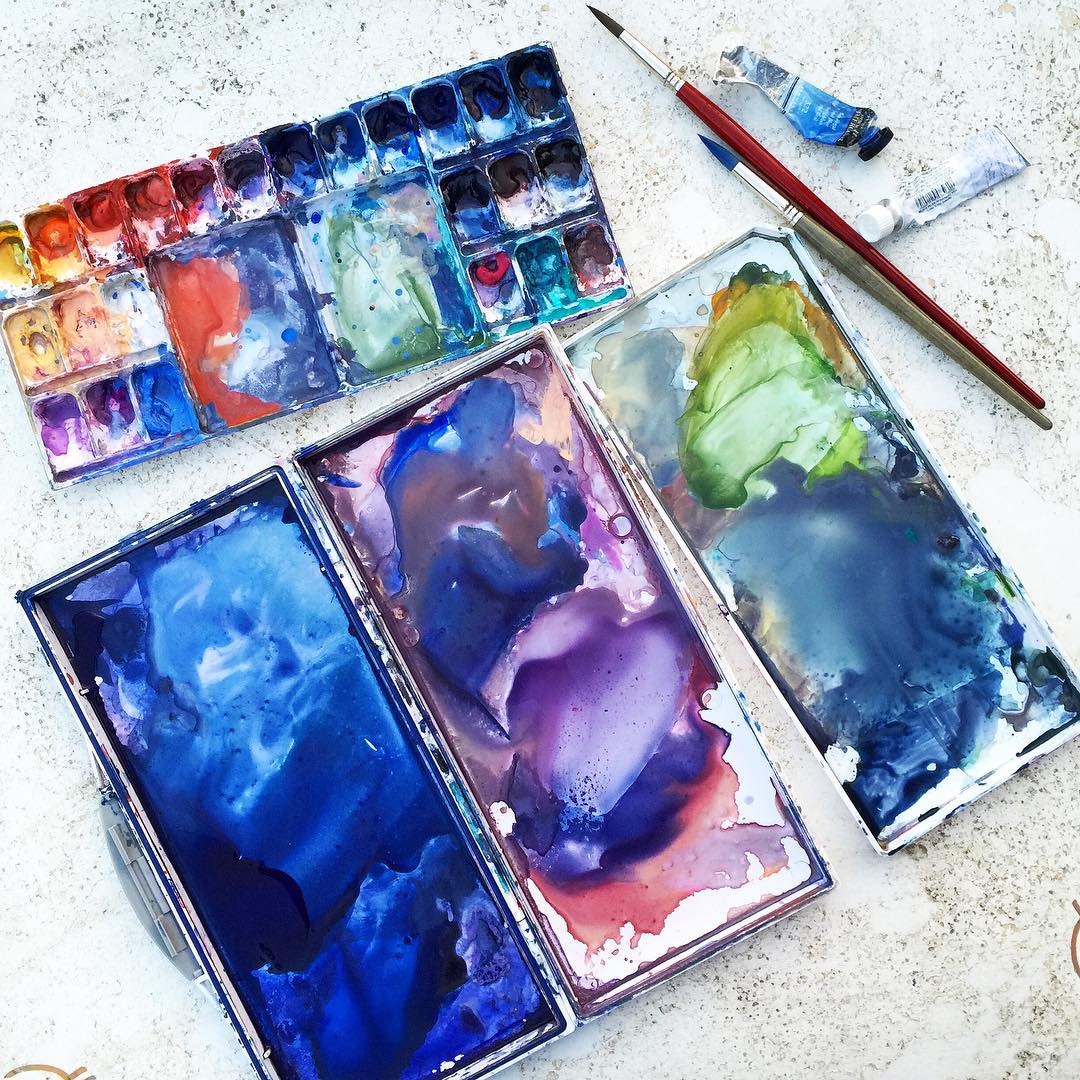 天冷了，献给水彩初学者的暖宝宝启动模式ON