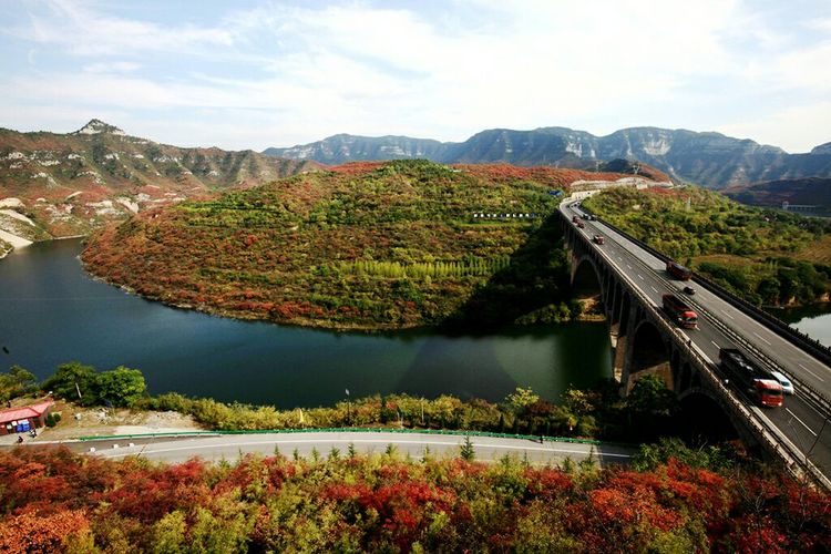 秋韵流过的晋城红