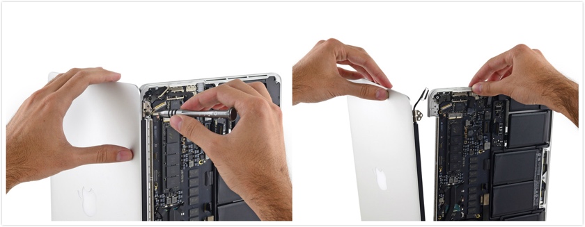 MacbookProMacBookAir苹果笔记本的屏幕被摔/压坏了怎么办?