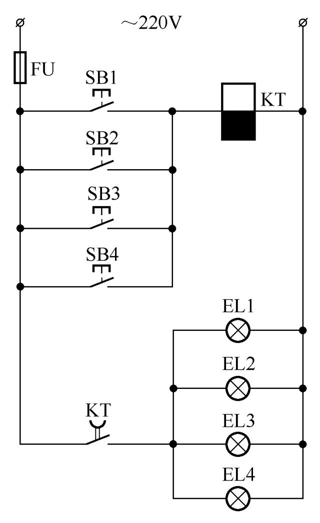 常见的照明控制原理图老电工珍藏,照明基本线路的原理图