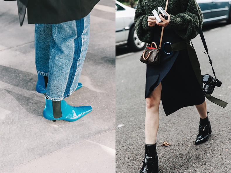 摇滚风靴子,摇滚风格的鞋