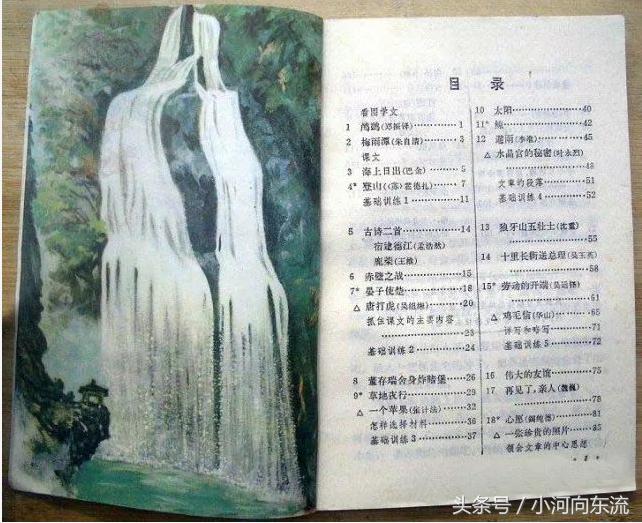 20年前的课本满满的回忆,20年前的语文课本有哪些课文