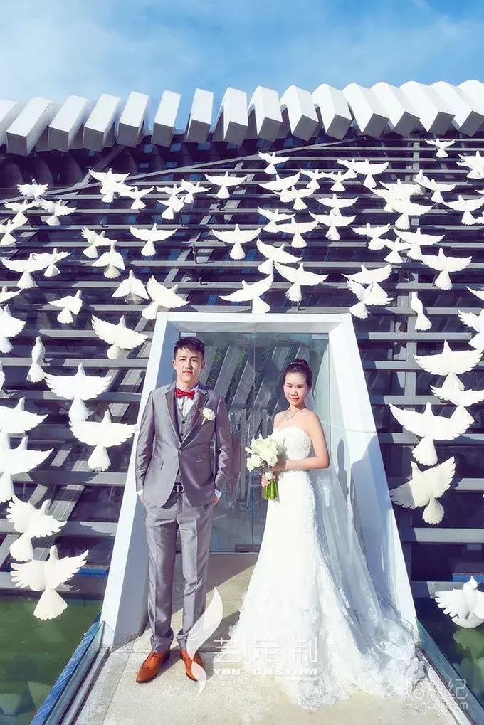 大码拖尾显瘦重工长袖婚纱,显瘦拖尾蛋糕裙