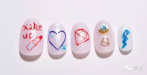 nail美甲款式图片,nail简约美甲