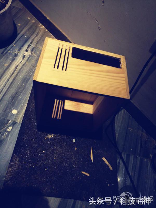 废旧机箱创意制作,木质小机箱制作
