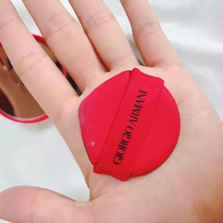 阿玛尼红气垫真实测评瑕疵皮,评测阿玛尼红气垫4号色