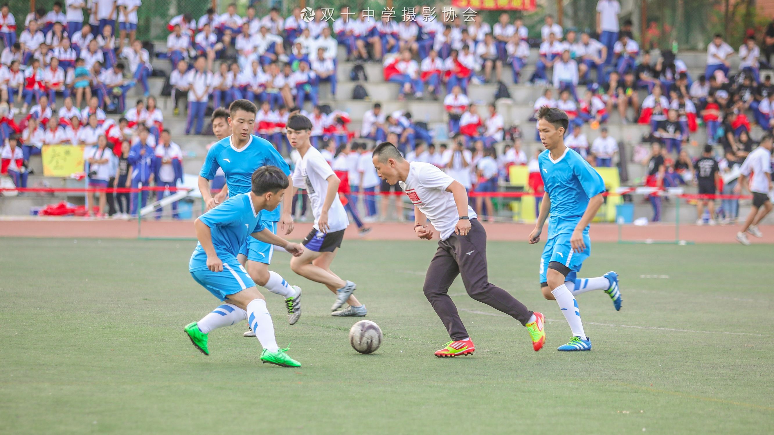 校园足球赛2019,足球校运会展示