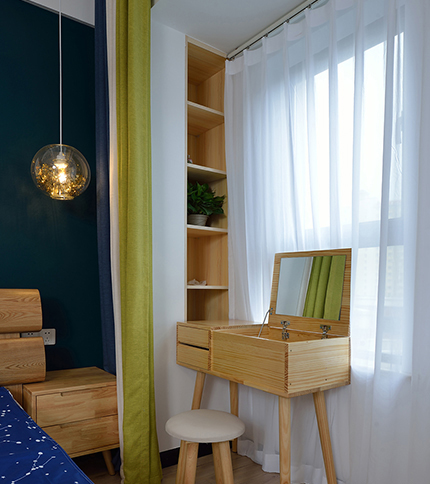 双宋结婚新房如果这样装~上海高桥新城89㎡北欧实景,隐形门亮了