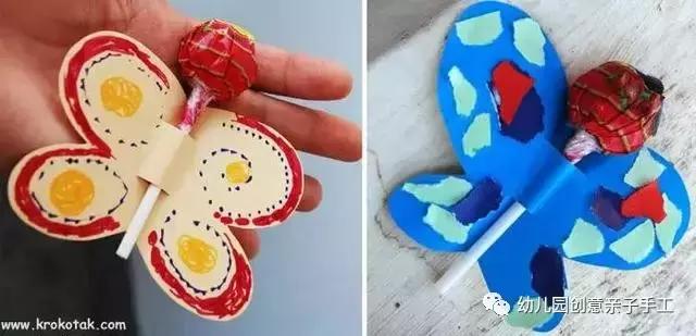 幼儿园小班手工卡纸贺卡图片,3-6岁幼儿手工简单贺卡小花