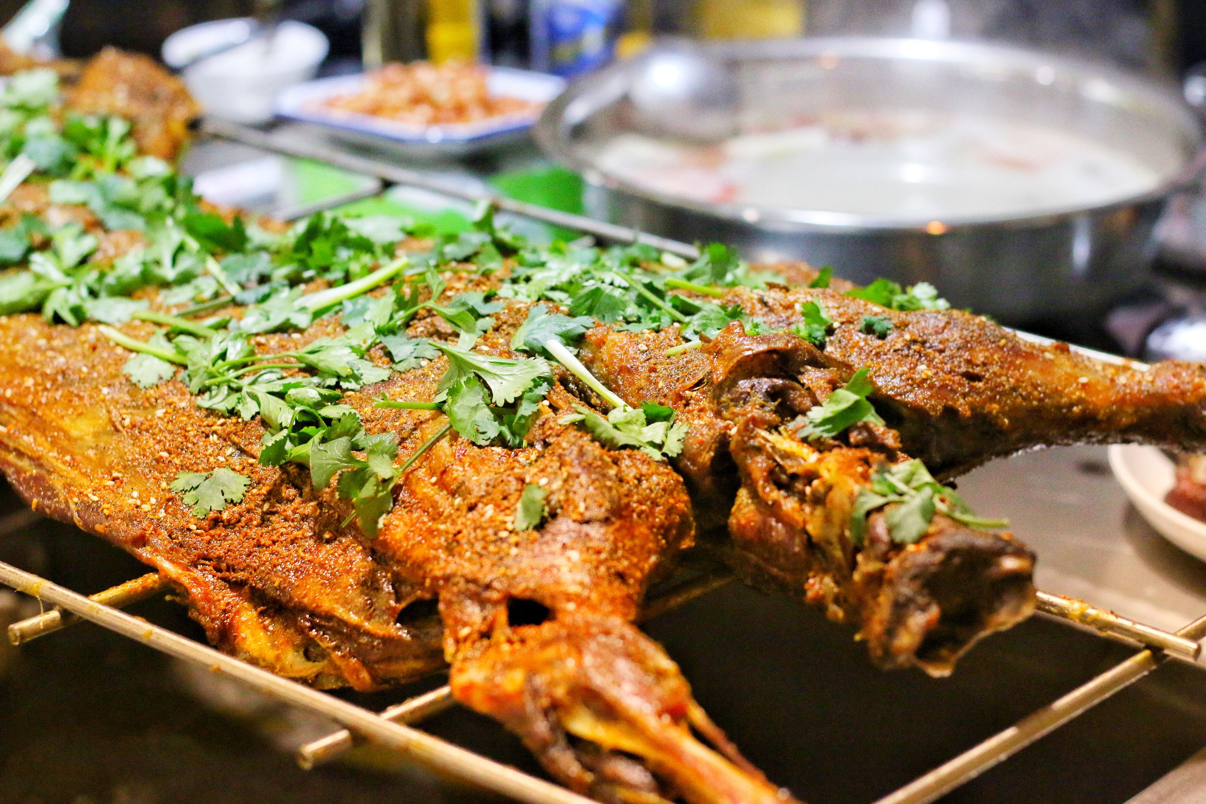 重庆吃烤全羊哪里好吃,重庆主城吃烤全羊加玩耍