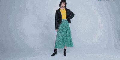 一件皮衣穿出多种时髦,一件皮衣多样穿搭