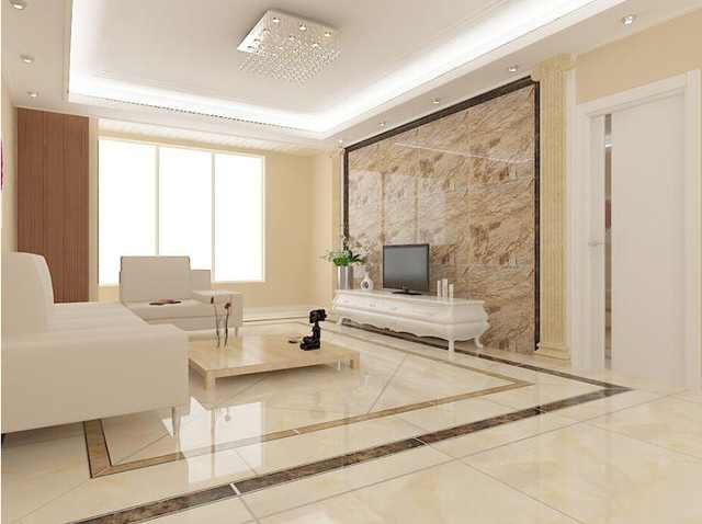 客厅瓷砖上墙600x1200好还是400x800好,客厅装修用涂料好还是瓷砖好