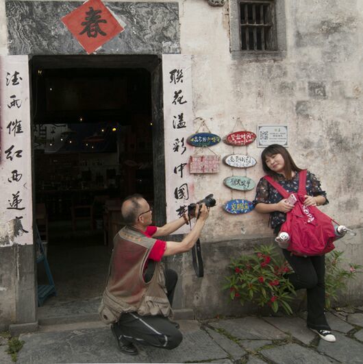 西递附近最著名的景点,西递村美丽的风景