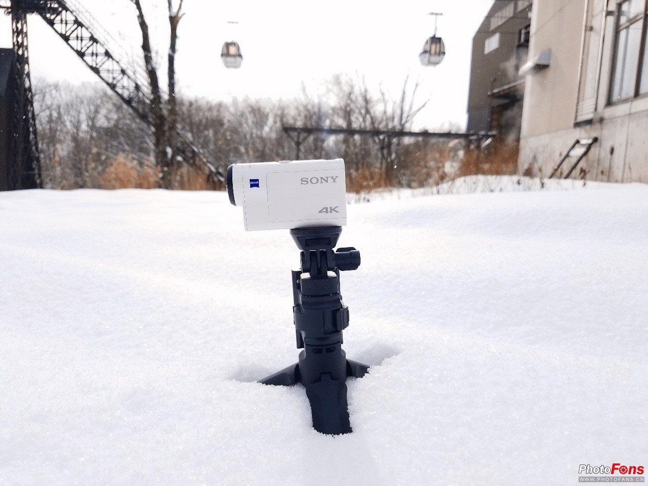 带着索尼运动相机X3000酷玩日本雪境