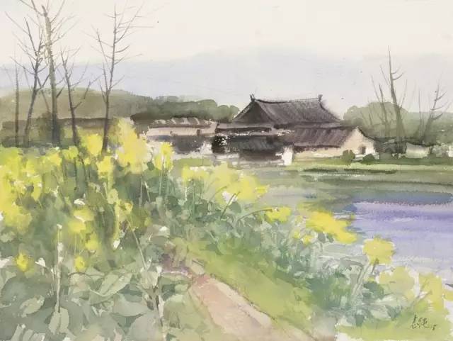 孙志纯国画欣赏,孙志纯水彩作品