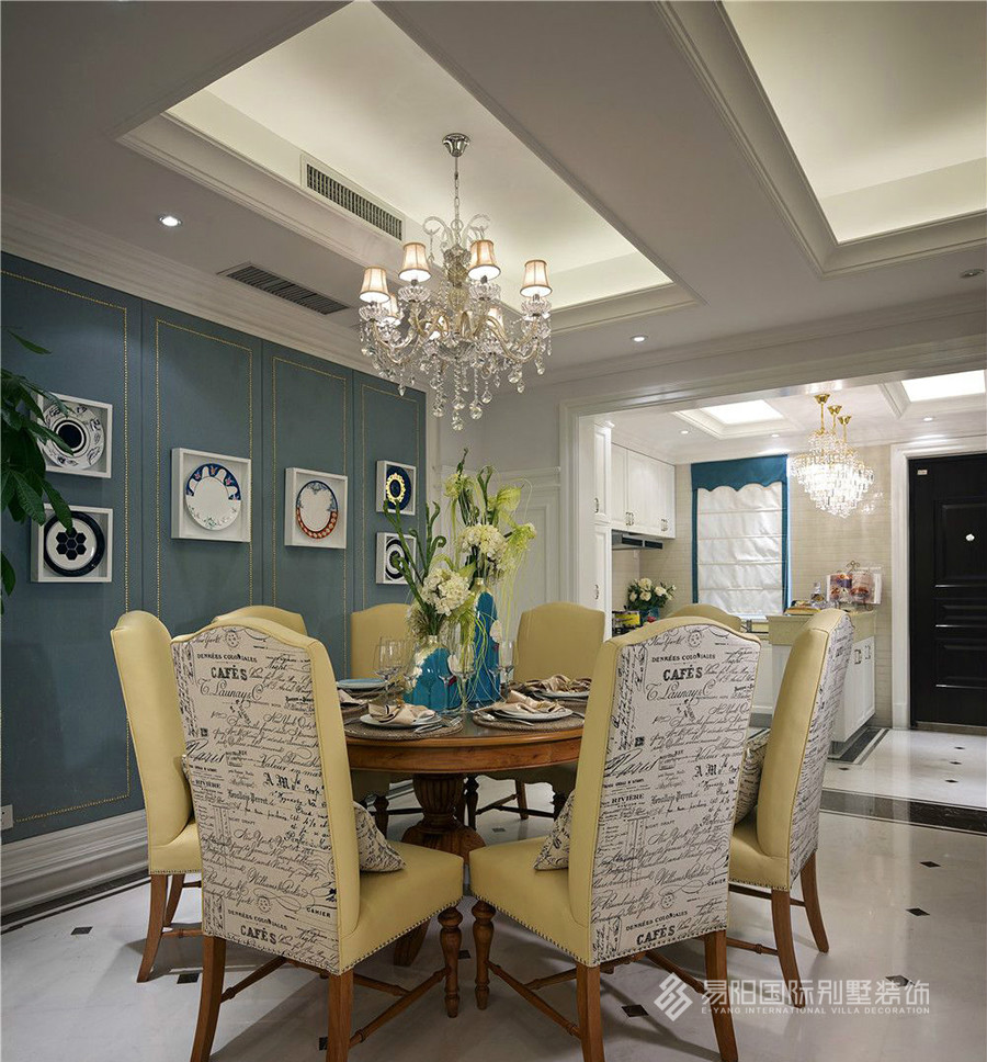 北京别墅全案设计-保利垄上320㎡新古典风格