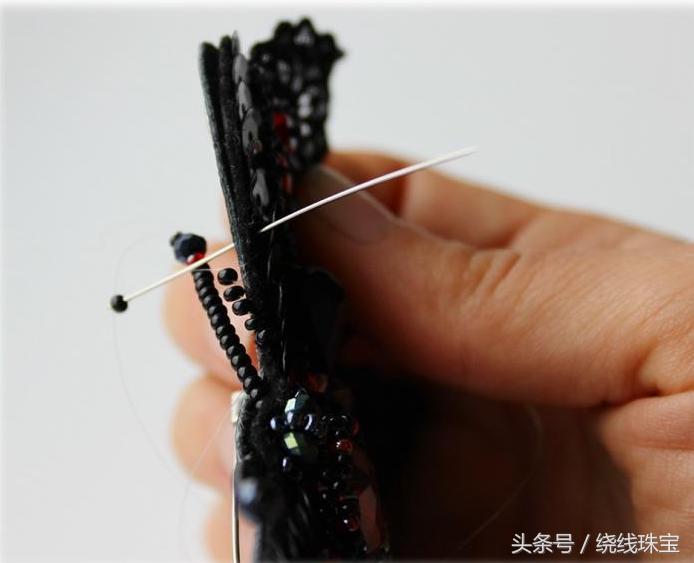 绕线胸针制作视频,diy珍珠发夹