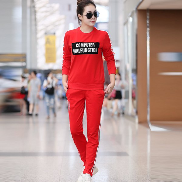 春秋卫衣运动服套装女中长款大码,新款爆款卫衣运动服套装女最新款