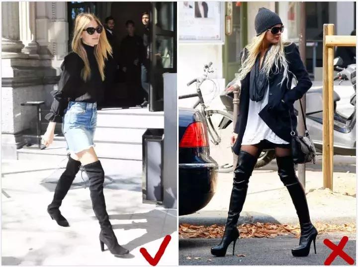 靴子怎么穿显腿长,靴子怎么穿显腿长一点