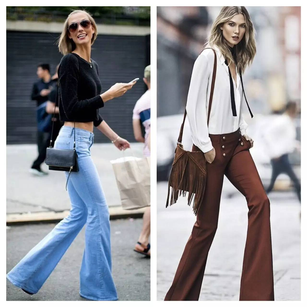 阔腿裤秋冬显瘦窄版穿搭,阔腿裤最不费力的搭配套路潮爆了