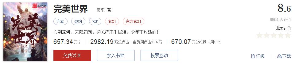 网络玄幻小说排行榜前十名完本,好听的玄幻网络小说推荐排行榜