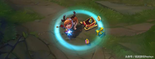 英雄联盟金克丝情人节皮肤视频,冰雪圣诞金克丝