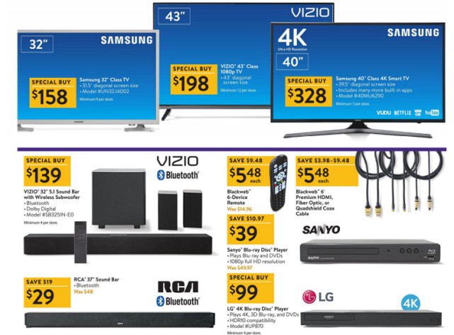 赶紧联系美帝的亲朋戚友！沃尔玛黑五数码产品打折大汇总