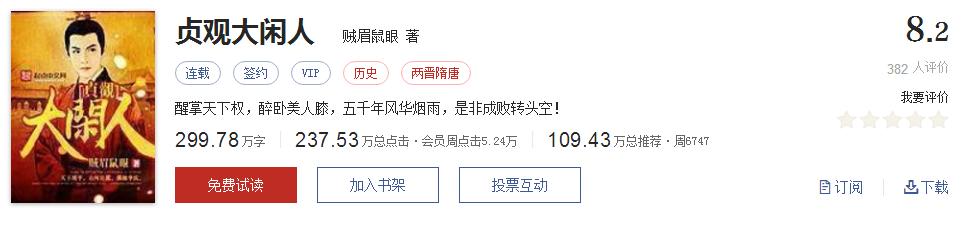 起点评分8.7以上小说排行榜,全网评价最高的十本网络小说神作