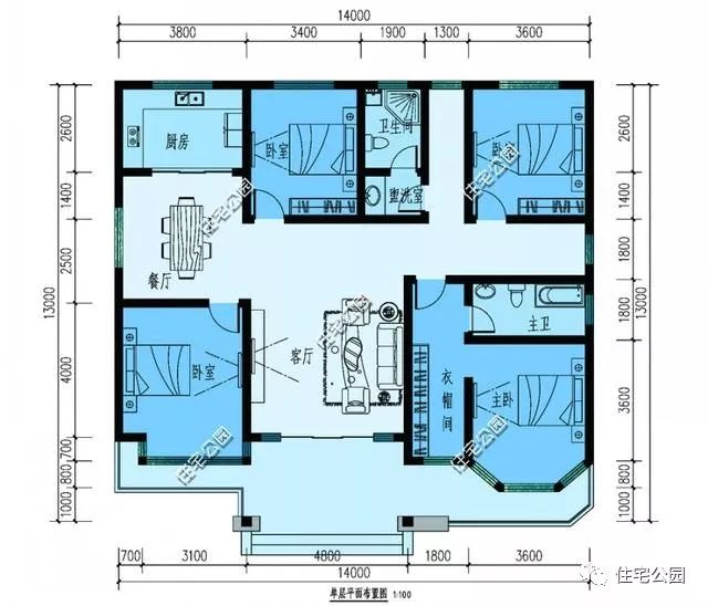 农村一层四间平房小别墅6房,农村豪华房子六层小别墅
