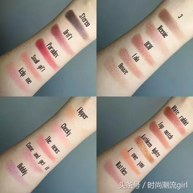 8款热门眼影推荐及眼妆试色,2020最流行大牌眼影盘