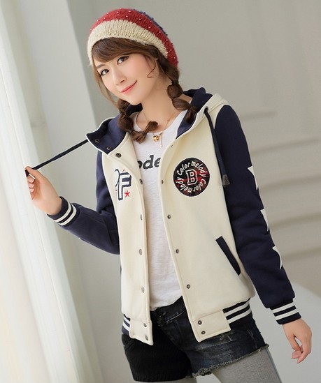 韩国连帽卫衣搭配外套,卫衣怎么搭配冬天女