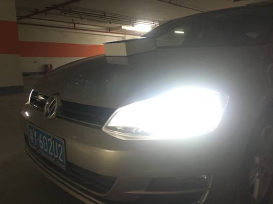 雪莱特氙气大灯安装,上班换灯泡