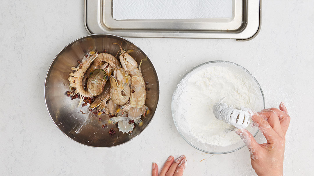 食堂椒盐皮皮虾,孙小厨椒盐皮皮虾