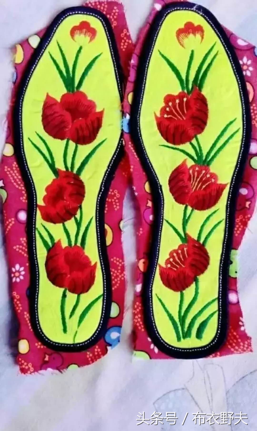 庄浪绣花鞋垫踩在脚下的艺术品——也是男女之间传情的信物
