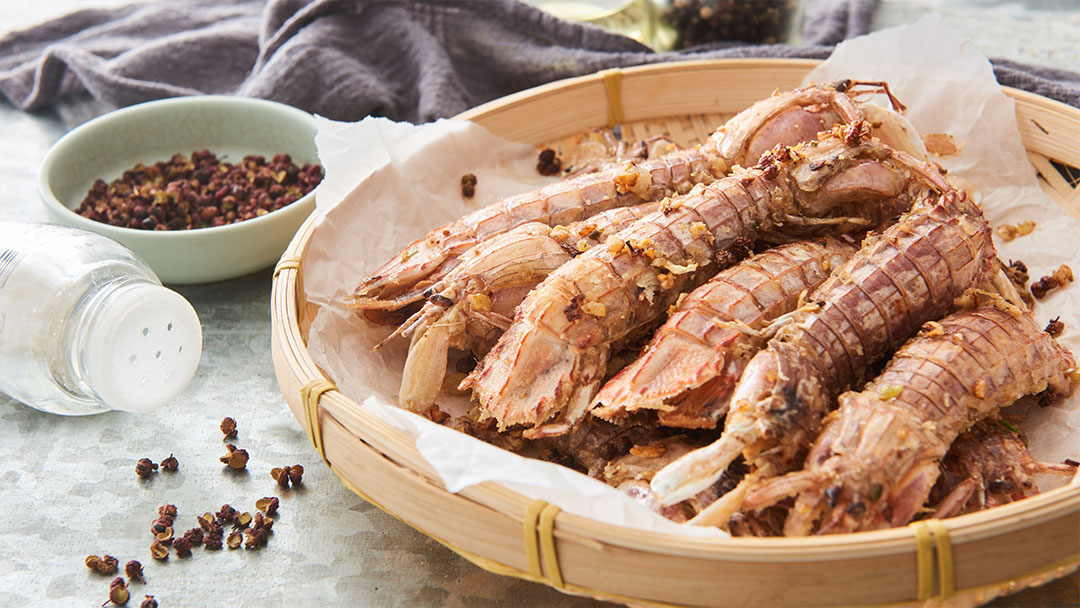 食堂椒盐皮皮虾,孙小厨椒盐皮皮虾