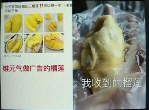 五百多元在长春维元气果坊买个猫山王榴莲不对劲儿老板叫嚣“不骗你上哪赚钱去”