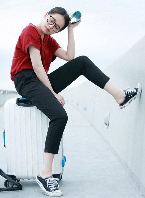 七分哈伦裤的十种搭配方法,哈伦裤九分裤时尚穿搭