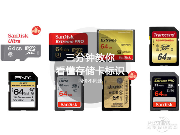 三分钟教你看懂存储卡标识,存储卡标识怎么看