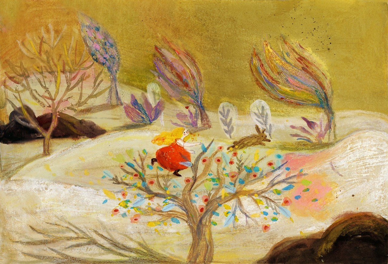 明明可以靠颜值却偏偏靠才华画画,明明能靠颜值非要靠画画