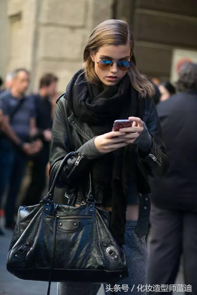 get不同发型,和围巾搭配的发型