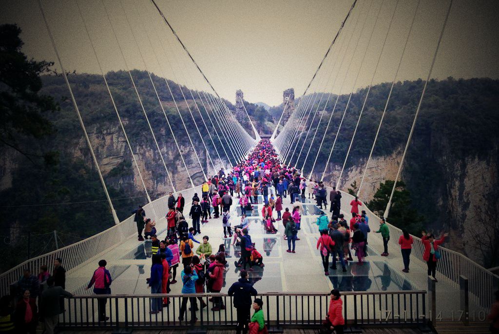 天门山景区观景,天门山生态景区