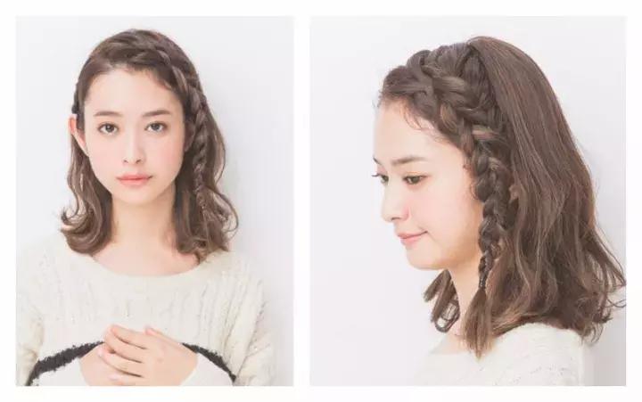 比较火的发型视频,侧耳发型