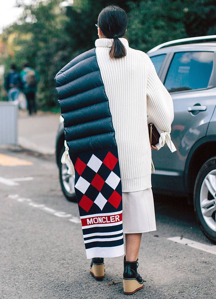 时尚圈真的有多酷,时尚围巾百搭欧美风