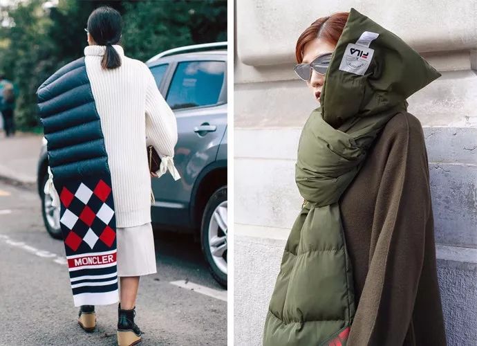 杨幂袁姗姗穿衣搭配图,杨幂羊绒围巾同款