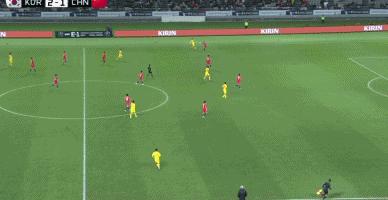 东亚杯中国vs韩国韦世豪首秀,2017东亚杯韦世豪国足进球