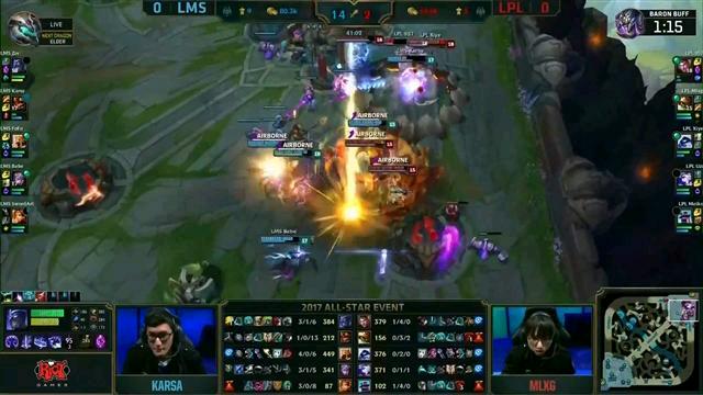 LOLAllstar从2013年到今天，从若风PDD厂长到957UZI，终于等到你